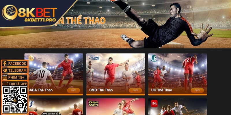 8KBET - Trải Nghiệm Giải Trí Trực Tuyến Đẳng Cấp Quốc Tế 21 8KBET cung cấp hơn 1000 trận đấu thể thao mỗi ngày