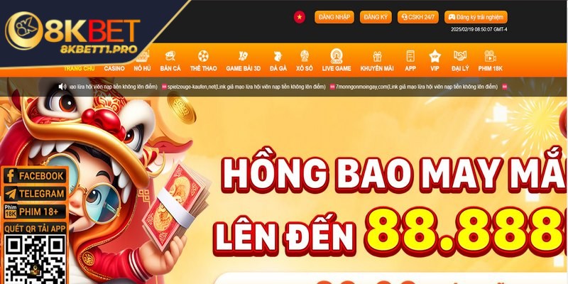 8KBET - Trải Nghiệm Giải Trí Trực Tuyến Đẳng Cấp Quốc Tế 18 8KBET tự hào là nhà cái tiên phong mang trải nghiệm tuyệt vời