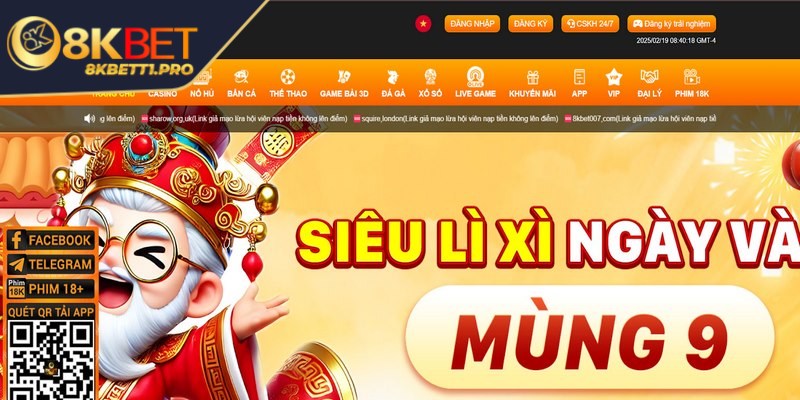 8KBET - Trải Nghiệm Giải Trí Trực Tuyến Đẳng Cấp Quốc Tế 20 8KBET mang đến tỷ lệ trả thưởng cao vượt trội so với thị trường