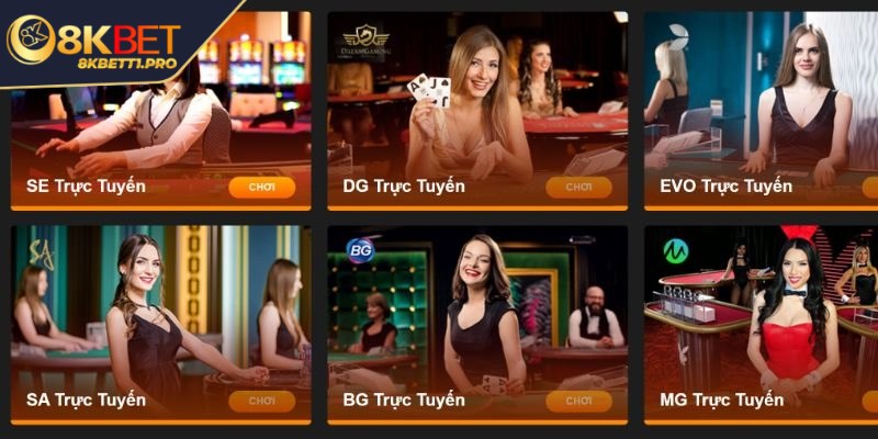 Đội ngũ dealer xinh đẹp, cuốn hút, được đào tạo bài bản