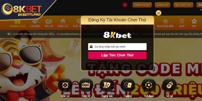 Đăng ký 8KBET đơn giản để bước vào thế giới giải trí 3 Hoàn tất đăng ký, nạp tiền và bắt đầu chơi