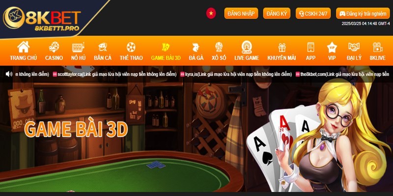 Giới thiệu 8KBET – Nhà cái giúp khách hàng đổi đời cực nhanh 2 Mọi người sẽ được tham gia vào những trò chơi đánh bài ăn khách nhất
