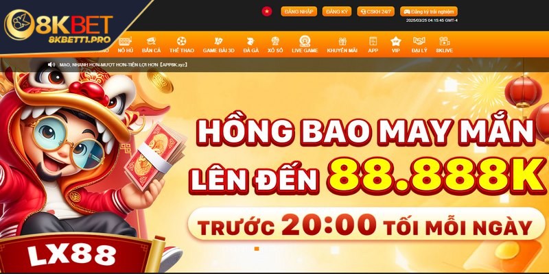 Giới thiệu 8KBET – Nhà cái giúp khách hàng đổi đời cực nhanh 3 Một vài ưu điểm nổi bật của nhà cái 8KBET